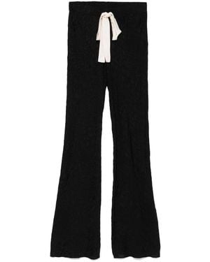Siedres Wide Trousers - Black