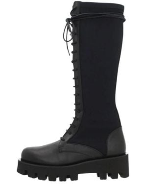 Paloma Barceló Lace-Up Laarzen - Zwart