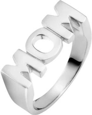 Maria Black Accessoires ,Grijs ,Mom Ring - Metallic