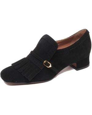 L'Autre Chose Wildleder-Pumps - Schwarz