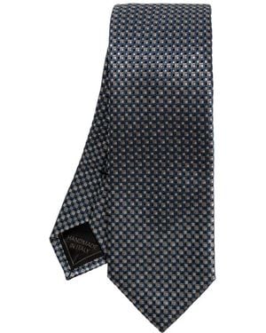Brioni Accessoires ,Blauw ,Zijden Das