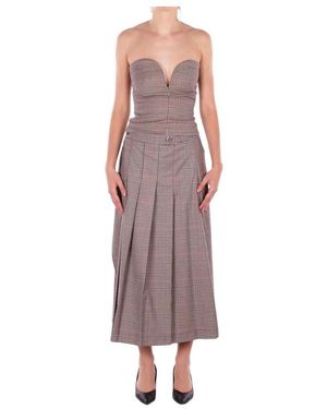 SOLOTRE Midi Dresses - Violet