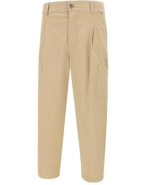 Drole de Monsieur Straight Trousers - Natural