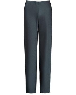 Vince Fluid Satin Bias Pant - Blauw