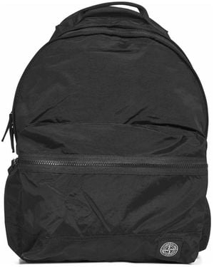 Stone Island Backpacks - Black
