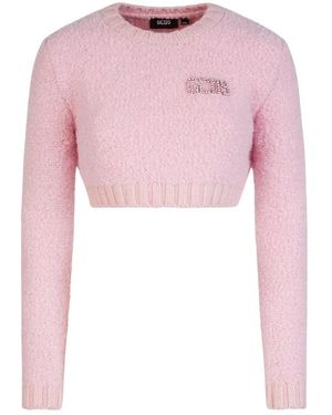 Gcds Round-Neck Knitwear - Pink