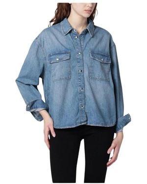 Anine Bing Denim Overshirt - Blauw