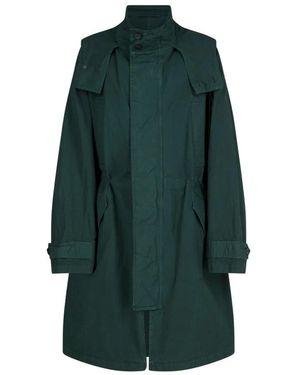 Dries Van Noten Jassen ,Groen ,Katoen Manteau Roxer