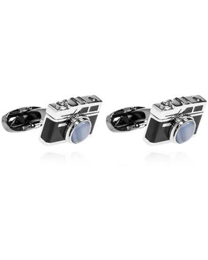 Paul Smith Accessoires ,Grijs ,Cufflinks & Tie Clips - Zwart