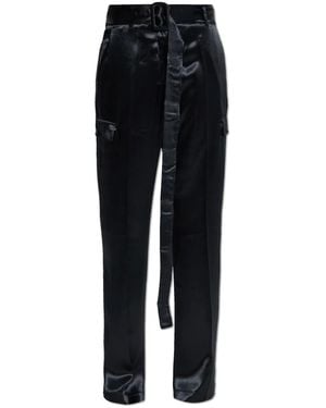 Ferragamo Straight Trousers - Nero
