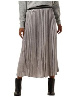Summum Plisseerock Lamée Metallic - Grau