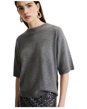 Marella Round-Neck Knitwear - Gris