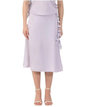 Kocca Rokken ,Paars ,Elegante Slim Fit Rok