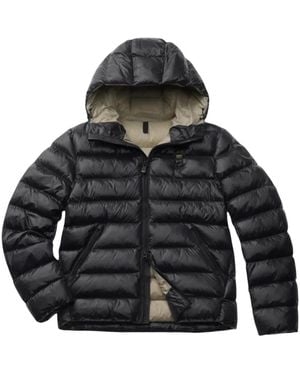 Blauer Winter Jackets - Negro