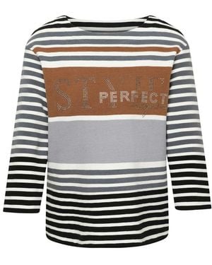 Rabe Striped Long Sleeve Top - Meerkleurig