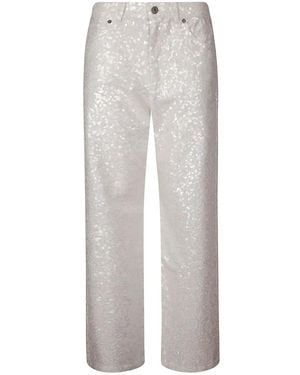 P.A.R.O.S.H. Straight Jeans - Gris