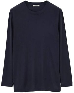 Lemaire Long Sleeve T-Shirts - Blue