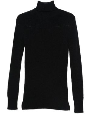 Dries Van Noten Rollkragenpullover - Schwarz