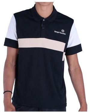 Sergio Tacchini Slimfit libera polo - schwarz - Blau
