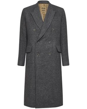 Uma Wang Double-Breasted Coats - Grey
