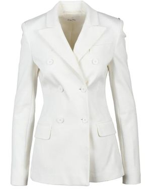 Sportmax Jassen ,Wit ,Polyester Jas