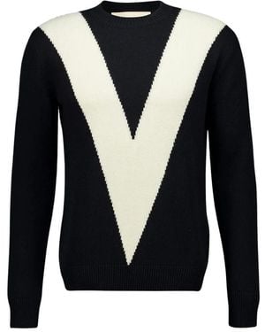 Valentino Garavani Round-Neck Knitwear - Blue