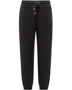Lanvin Fleece Joggingbroek - Zwart