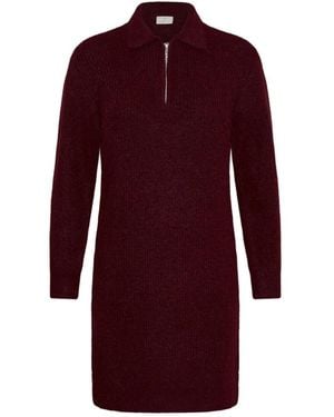 Kaffe Knitted Dresses - Rosso