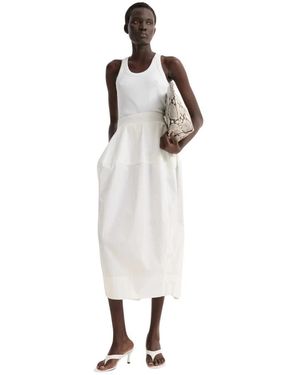 Rohe Kleedjes ,Wit ,Katoen Sculptural Poplin Skirt