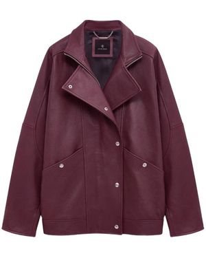 Anine Bing Leather Jackets - Viola