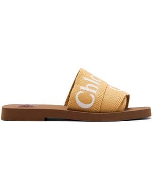 Chloé Sliders - Marron