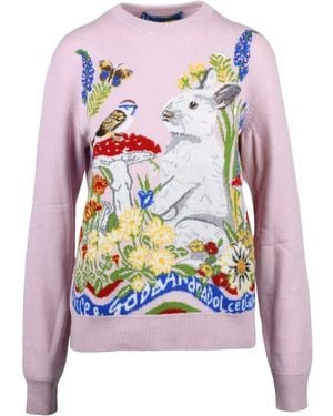 Dolce & Gabbana Round-Neck Knitwear - Rosa