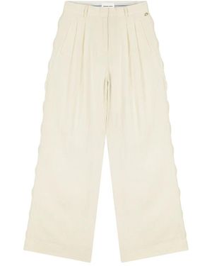 FABIENNE CHAPOT Wide Trousers - Neutro