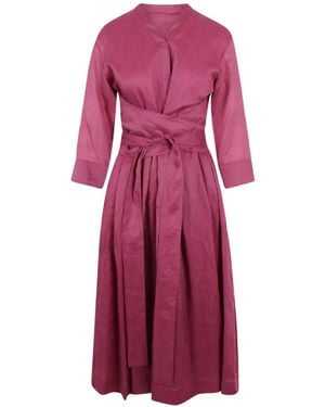 Max Mara Wrap Dresses - Purple
