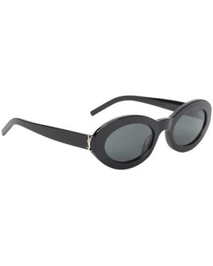 Saint Laurent Accessoires ,Zwart ,Stijlvolle Zonnebril Voor Zonnige Dagen