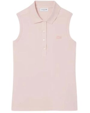 Lacoste Sleeveless Tops - Rosa