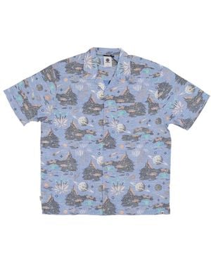 Element Short Sleeve Shirts - Blue