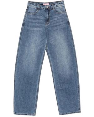 Twentyfourhaitch Wide Jeans - Blue