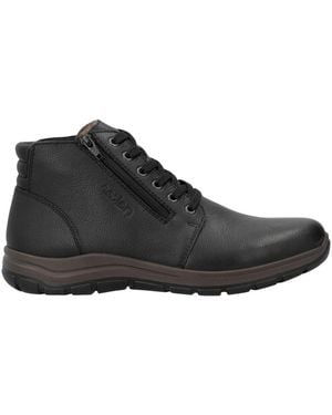 Rieker Lace-Up Boots - Black