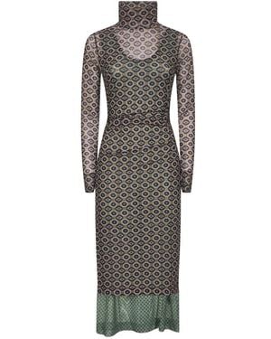 Dries Van Noten Maxi Dresses - Grey