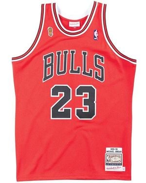 Mitchell & Ness Bulls Jordan Nba Trikot Rot