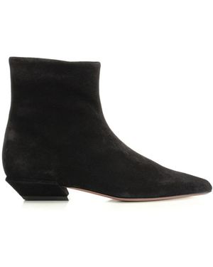 Paris Texas Cowboy & Biker Boots - Black