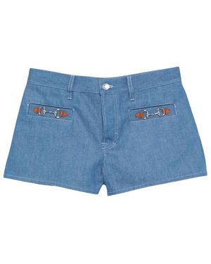 Gucci Denim Shorts - Blue
