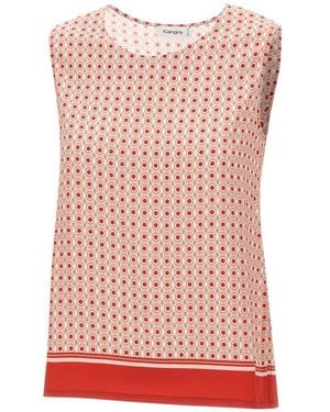 Kangra Sleeveless Tops - Pink