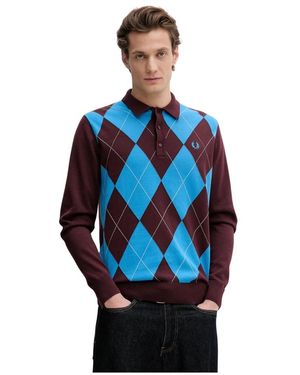 Fred Perry Trui Met Ronde Hals - Blauw