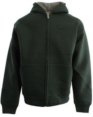 Autry Hoodies & Sweatvesten ,Groen ,Katoen Vest Met Rits