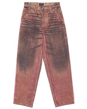Haikure Loose Fit Jeans - Red