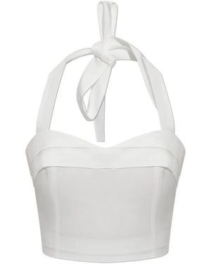 Posse Sleeveless Tops - White