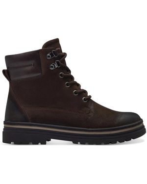 Marco Tozzi Lace-Up Boots - Negro