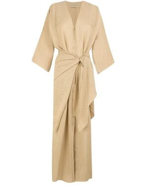 Cortana Midi Dresses - Natural